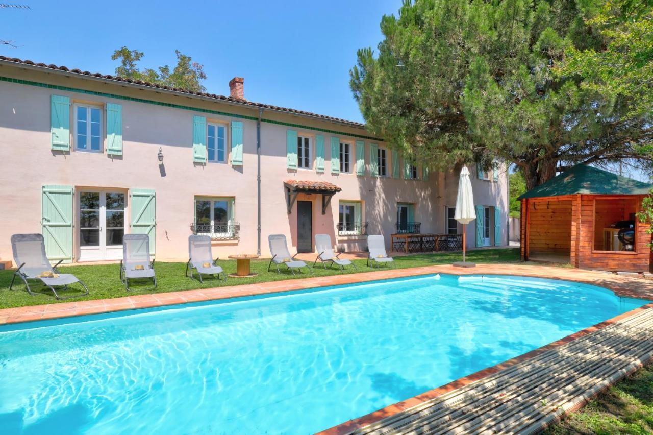 Gite La Grappe Occitane - 14 Personnes - Piscine Privee Ambres Dış mekan fotoğraf