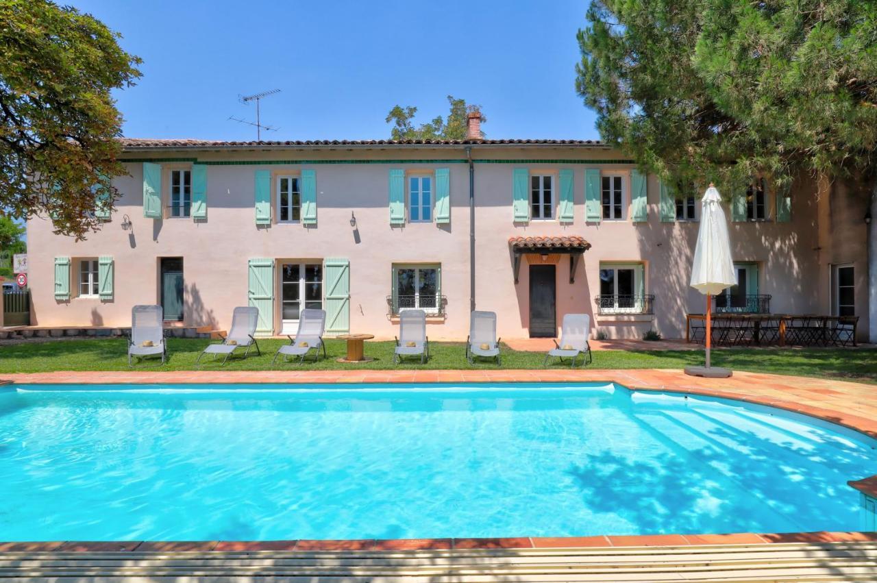 Gite La Grappe Occitane - 14 Personnes - Piscine Privee Ambres Dış mekan fotoğraf