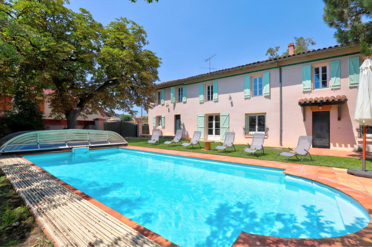 Gite La Grappe Occitane - 14 Personnes - Piscine Privee Ambres Dış mekan fotoğraf